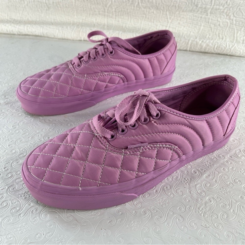 Vans Authentic x Opening Ceremony Quilted Orchid Pink Skate Shoe Men 7.5 Women 9